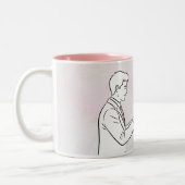Tasse 2 Couleurs Title: First Valentine’s Day Together Personalized (Gauche)