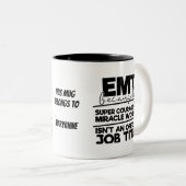 Tasse 2 Couleurs Titre du travail EMT (Devant droit)