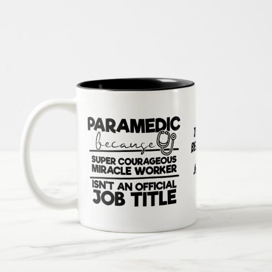 Tasse 2 Couleurs Titre du travail paramétrique (Gauche)