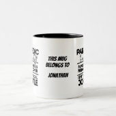 Tasse 2 Couleurs Titre du travail paramétrique (Centre)