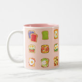 Tasse 2 Couleurs Toast Brunch (Gauche)