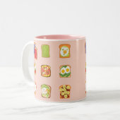 Tasse 2 Couleurs Toast de brunch (Devant gauche)