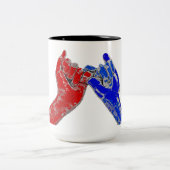 Tasse 2 Couleurs together we will overcome (Centre)