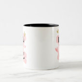 Tasse 2 Couleurs Toi et moi | Heureuse Sainte-Valentin Pink Cute Ca (Centre)