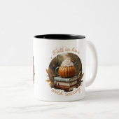 Tasse 2 Couleurs tomber amoureux de la lecture (Devant droit)