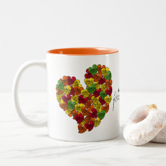 Tasse 2 Couleurs Tomber dans l'amour-Signature-Multi