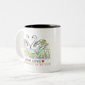 Tasse 2 Couleurs Ton amour est l'essence (Devant gauche)