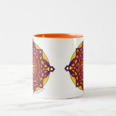 Tasse 2 Couleurs tones_ARD chaud de Mug_ de médaillon celtique de (Centre)