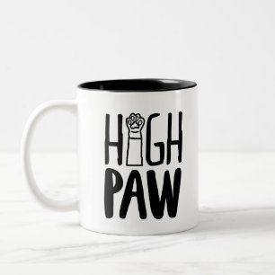 Tasse 2 Couleurs Top Paw Funny Chien Propriétaire Citations Chien L