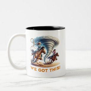 Tasse 2 Couleurs Tornade Des Filles À Couteaux "Nous Avons Compris