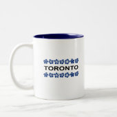 Tasse 2 Couleurs Toronto Aloha Bands bleu clair (Gauche)