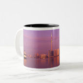 Tasse 2 Couleurs Toronto Skyline (Ontario), Canada (Devant gauche)
