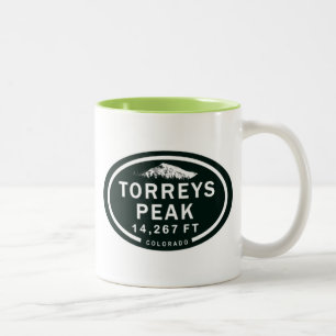 Tasse 2 Couleurs Torreys Peak 14er Denver Colorado Rocky Mountain
