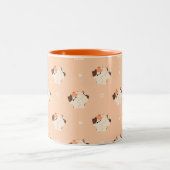 Tasse 2 Couleurs Tortie Cat Couple Muple (Centre)