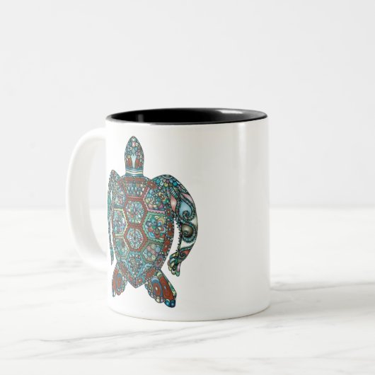 TASSE 2 COULEURS TORTOISE (Devant gauche)