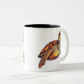 Tasse 2 Couleurs Tortue (Devant droit)