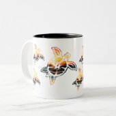 Tasse 2 Couleurs Tortue (Devant gauche)