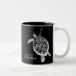 Tasse 2 Couleurs Tortue d'Hawaï Aloha Honu