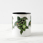 Tasse 2 Couleurs Tortue d'îles d'Hawaï (Centre)