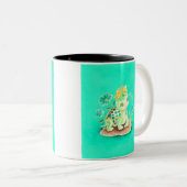 Tasse 2 Couleurs Tortue Girly (Devant droit)