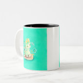 Tasse 2 Couleurs Tortue Girly (Devant gauche)