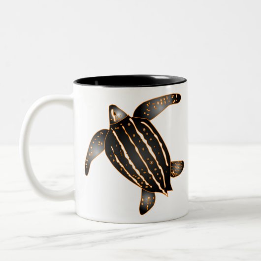 Tasse 2 Couleurs Tortue luth (Gauche)