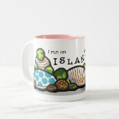 Tasse 2 Couleurs Tortues de l'île (Devant gauche)