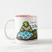 Tasse 2 Couleurs Tortues de l'île (Gauche)