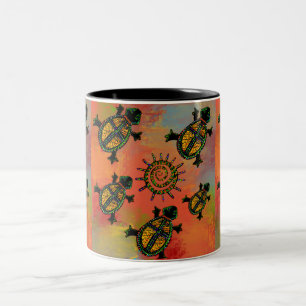 TASSE 2 COULEURS TORTUES SUD-OUEST ART