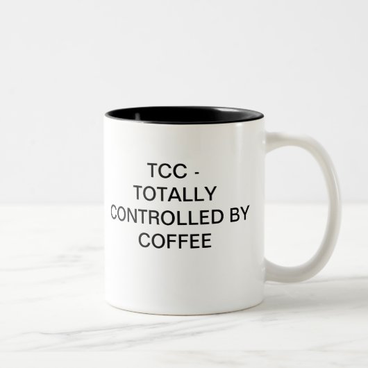 TASSE 2 COULEURS TOTALEMENT COMMANDÉ PAR LE CAFÉ (Droit)
