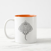 Tasse 2 Couleurs Totem inspiré de pastenague (Gauche)