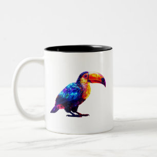 Tasse 2 Couleurs Toucan Magnifique Couleur