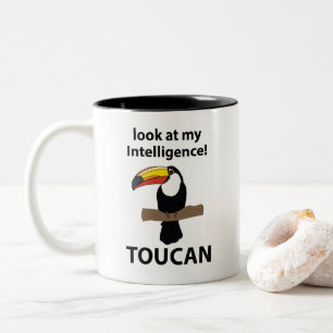 Tasse 2 Couleurs Toucan Oiseau Tropical Drôle