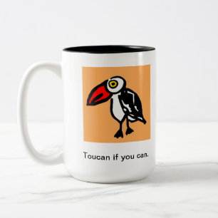Tasse 2 Couleurs Toucan si vous pouvez attaquer