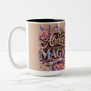 Tasse 2 Couleurs Toujours choisir le design Crystal Magic Sparkle