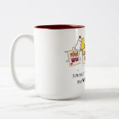 Tasse 2 Couleurs Toujours & Éternellement Drapeau Lesbien Coucher d (Gauche)