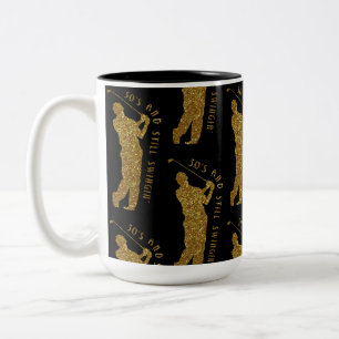 Tasse 2 Couleurs Toujours Swingin' Golfers 50 À 59
