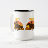 Tasse 2 Couleurs Tour du coucher du soleil (Devant gauche)