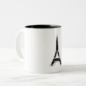Tasse 2 Couleurs Tour Eiffel (Devant gauche)