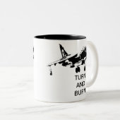 TASSE 2 COULEURS TOUR ET BRÛLURE (Devant droit)