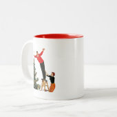 Tasse 2 Couleurs Tourner l'arbre (Devant gauche)