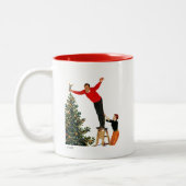 Tasse 2 Couleurs Tourner l'arbre (Gauche)