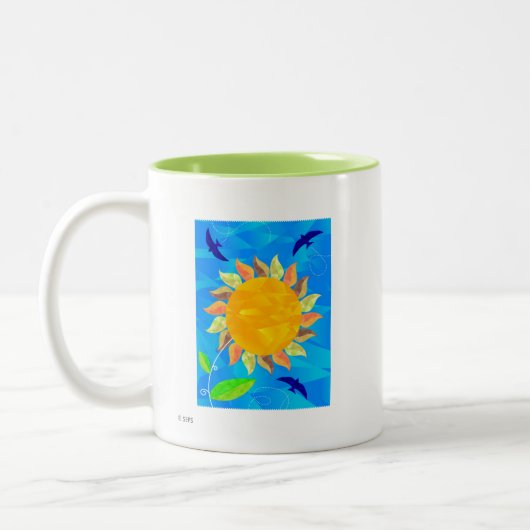 Tasse 2 Couleurs Tournesol (Gauche)