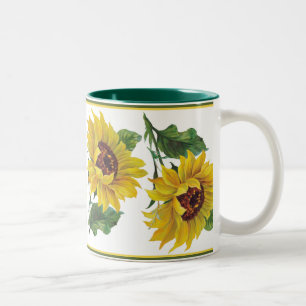 Tasse 2 Couleurs Tournesol doré