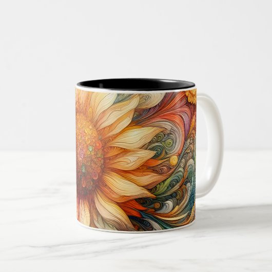 Tasse 2 Couleurs Tournesol Dreams (Devant droit)