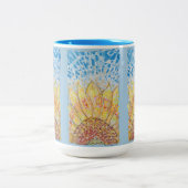 Tasse 2 Couleurs Tournesol Radiant Bloom (Centre)