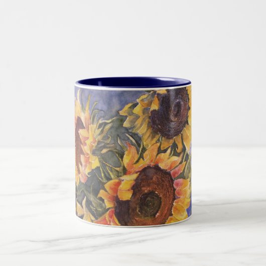Tasse 2 Couleurs Tournesols (Centre)