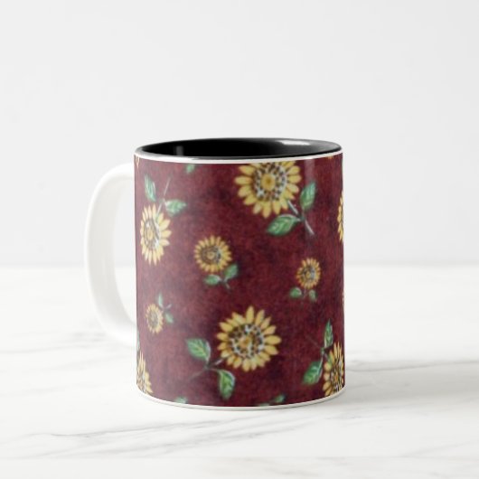TASSE 2 COULEURS TOURNESOLS (Devant gauche)