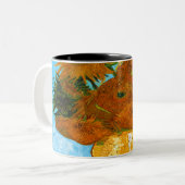 Tasse 2 Couleurs Tournesols de Van Gogh (Devant gauche)
