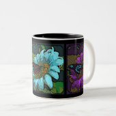 Tasse 2 Couleurs 'Tournesols peints (Devant droit)